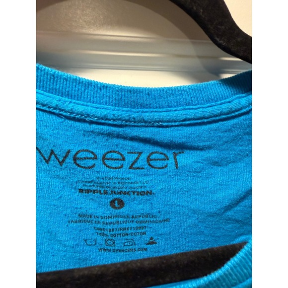 Weezer Blue Album Band T-Shirt Mens Large Ripple Junction Graphic Tee Rock Music - Picture 3 of 3